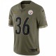 Jerome Bettis Pittsburgh Steelers 2022 Salute To Service Retired Player Limited Jersey - Olive