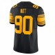 T.J. Watt Pittsburgh Steelers Nike Vapor F.U.S.E. Limited Alternate 2 Jersey - Black