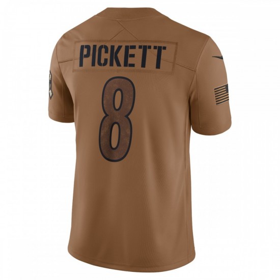 Kenny Pickett Pittsburgh Steelers Nike 2023 Salute To Service Limited Jersey - Brown