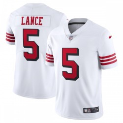 Trey Lance San Francisco 49ers Nike Alternate 2 Vapor Limited Jersey - White