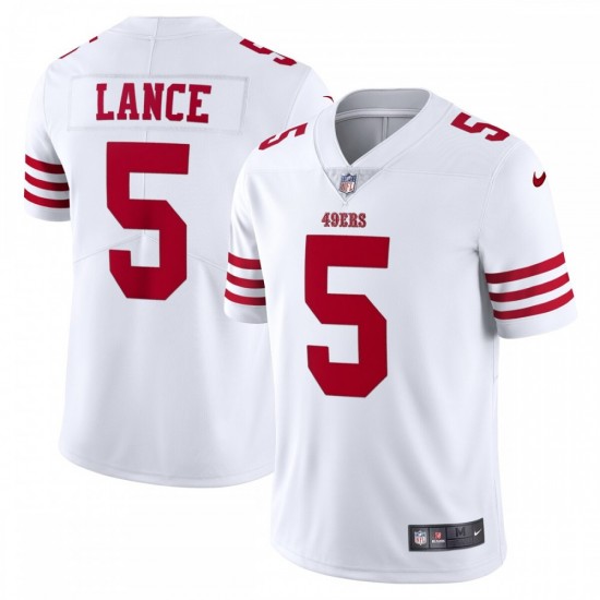 Trey Lance San Francisco 49ers Nike Vapor Limited Jersey - White