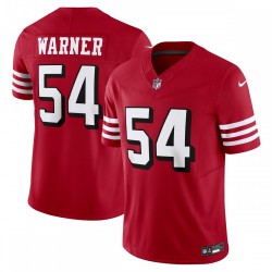 Fred Warner San Francisco 49ers Nike Vapor F.U.S.E. Limited Alternate 1 Jersey - Scarlet