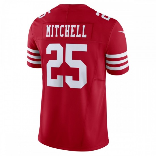 Elijah Mitchell San Francisco 49ers Nike Vapor F.U.S.E. Limited  Jersey - Scarlet