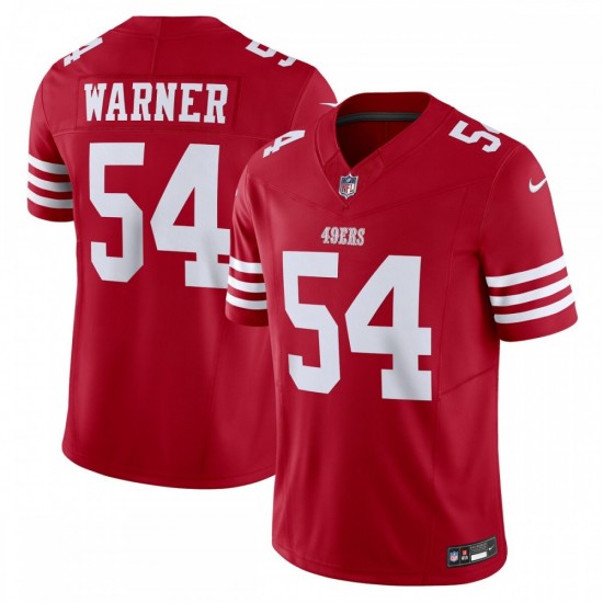 Fred Warner San Francisco 49ers Nike Vapor F.U.S.E. Limited  Jersey - Scarlet