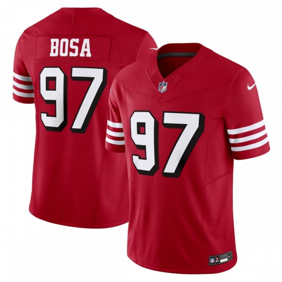 Nick Bosa San Francisco 49ers Nike Vapor F.U.S.E. Limited Alternate 1 Jersey - Scarlet