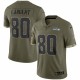 Steve Largent Seattle Seahawks 2022 Salute To Service Retired Player Limited Jersey - Olive