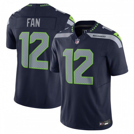 12th Fan Seattle Seahawks Nike Vapor F.U.S.E. Limited Jersey - Navy