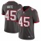 Devin White Tampa Bay Buccaneers Nike Vapor Limited Jersey - Pewter