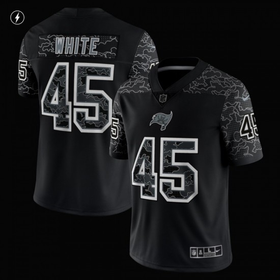 Devin White Tampa Bay Buccaneers Nike RFLCTV Limited Jersey - Black