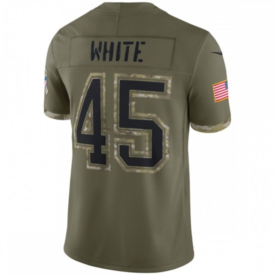 Devin White Tampa Bay Buccaneers Nike 2022 Salute To Service Limited Jersey - Olive