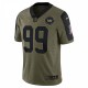 Chase Young Washington Football Team Nike 2021 Salute To Service Limited Player Jersey - Olive