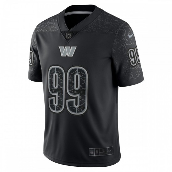 Chase Young Washington Commanders Nike RFLCTV Limited Jersey - Black