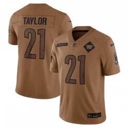 Sean Taylor Washington Commanders Nike 2023 Salute To Service Retired Player Limited Jersey - Brown