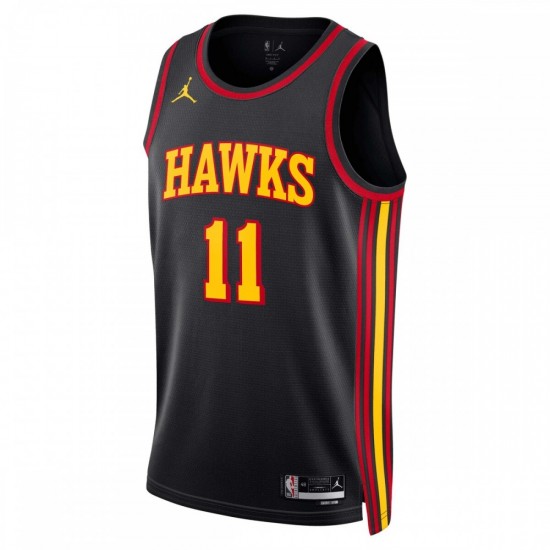 Trae Young Atlanta Hawks Jordan Brand 2022/23 Statement Edition Swingman Jersey - Black