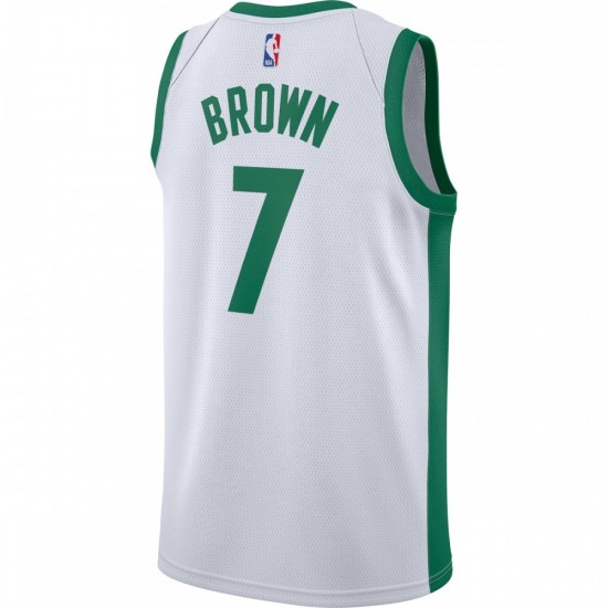 Jaylen Brown Boston Celtics Nike 2020/21 Swingman Player Jersey White - City Edition