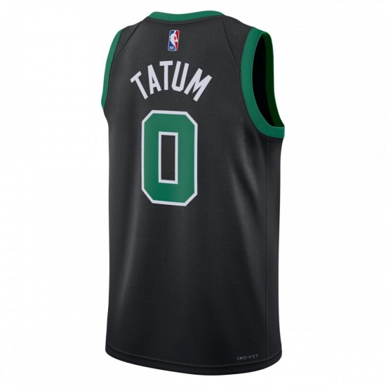 Jayson Tatum Boston Celtics Jordan Brand 2022/23 Statement Edition Swingman Jersey - Black