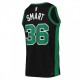 Men's Boston Celtics Marcus Smart #36 Jordan Black&Green 2020/21 Swingman Jersey - Statement Edition