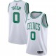 Men's Boston Celtics Jayson Tatum #0 White Swingman Jersey - Icon Edition