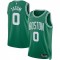 Men's Boston Celtics Jayson Tatum #0 Green 2021/22 Diamond Swingman Jersey - Icon Edition