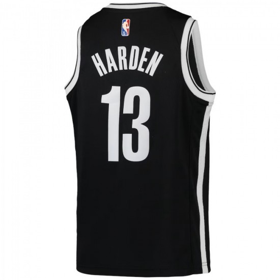 James Harden Brooklyn Nets Nike Youth 2021/22 Diamond Swingman Jersey - Icon Edition - Black