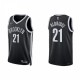 Men's Brooklyn Nets LaMarcus Aldridge #21 Nike Black 2021 Swingman NBA Jersey - Icon Edition