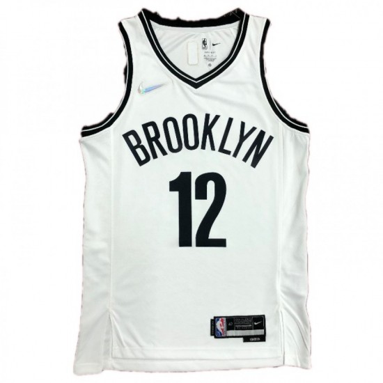 Men's Brooklyn Nets Devin Harris #12 Nike White 2021 Swingman NBA Jersey - Icon Edition