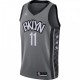 Men's Brooklyn Nets Kyrie Irving #11 Jordan Gray 2020/21 Swingman Jersey - Statement Edition