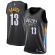 Men's Brooklyn Nets James Harden #13 Nike Black 2020/21 Swingman Jersey - City Edition