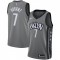 Men's Brooklyn Nets Kevin Durant #7 Nike Gray 2020/21 Swingman Jersey - Statement Edition