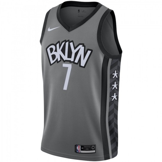 Men's Brooklyn Nets Kevin Durant #7 Nike Gray 2020/21 Swingman Jersey - Statement Edition