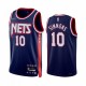 Men's Brooklyn Nets Ben Simmons #10 Navy 2021/22 Swingman Jersey - City Edition