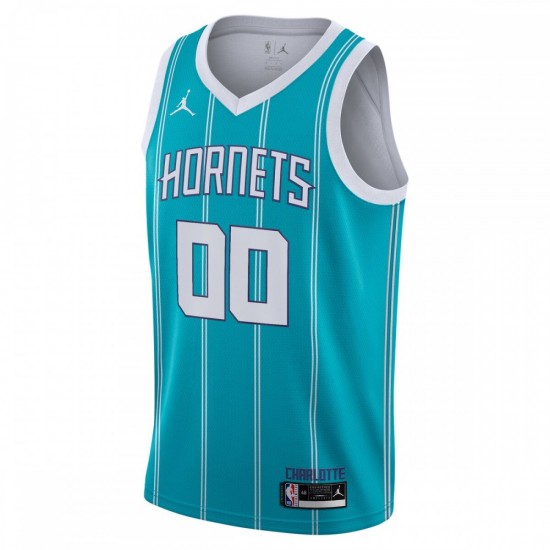 Charlotte Hornets Jordan Brand 2020/21 Swingman Custom Jersey - Icon Edition - Teal