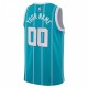 Charlotte Hornets Jordan Brand 2020/21 Swingman Custom Jersey - Icon Edition - Teal