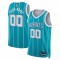 Charlotte Hornets Jordan Brand Unisex 2022/23 Swingman Custom Jersey Teal - Icon Edition