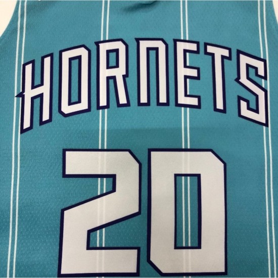 Men's Charlotte Hornets Hayward #20 Jordan Brand Blue 20/21 Swingman Jersey - Association Edition