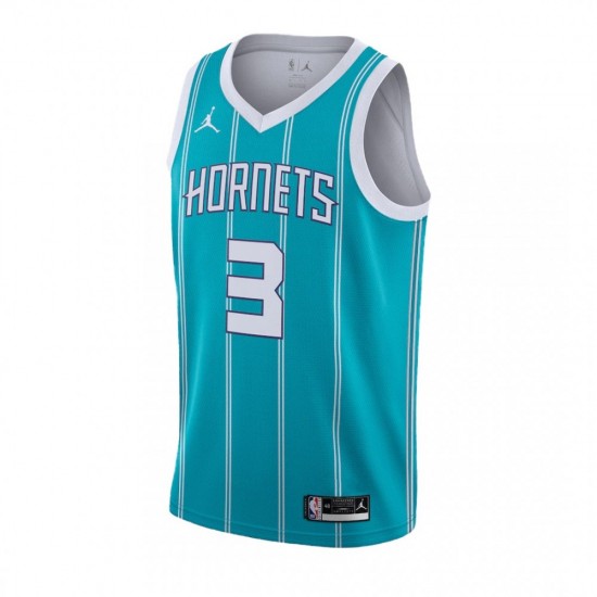 Men's Charlotte Hornets Terry Rozier #3 Jordan Blue Swingman NBA Jersey - Association Edition