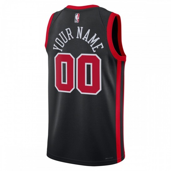 Chicago Bulls Nike Unisex 2023/24 Custom Swingman Jersey - Black - City Edition