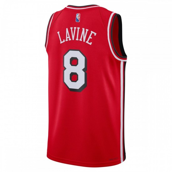 Zach LaVine Chicago Bulls Nike 2021/22 Swingman Jersey - City Edition - Red