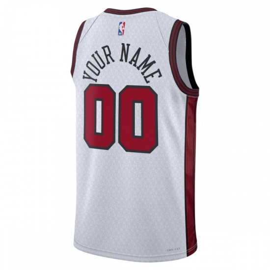 Chicago Bulls Nike Unisex 2022/23 Swingman Custom Jersey - City Edition - White