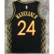 Men's Chicago Bulls Lauri Markkanen #24 Nike Black 2020/21 Swingman Jersey - City Edition