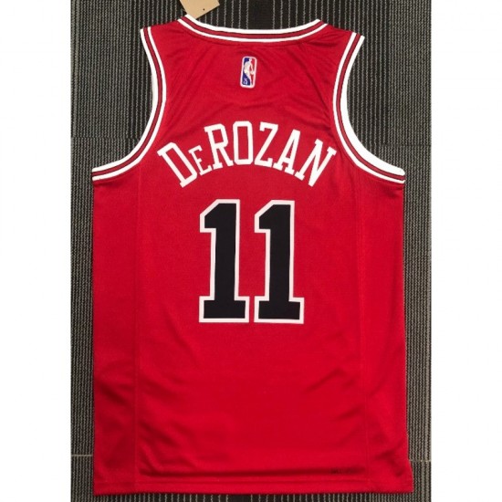 Men's Chicago Bulls Chicago Bulls DeRozan #11 Red 2021Swingman NBA Jersey - Icon Edition