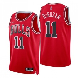 Men's Chicago Bulls Chicago Bulls DeRozan #11 Red 2021Swingman NBA Jersey - Icon Edition