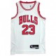 Men's Chicago Bulls Michael Jordan #23 Nike White 2021/22 Swingman NBA Jersey - Icon Edition