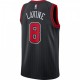 Men's Chicago Bulls Zach LaVine #8 Jordan Black 2020/21 Swingman Jersey - Statement Edition