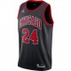 Men's Chicago Bulls Lauri Markkanen #24 Jordan Black 2020/21 Swingman Jersey-Statement Edition