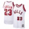 Men's Chicago Bulls Michael Jordan #23 Throwback Mitchell & Ness White 1984-85 Hardwood Classics Player Jersey