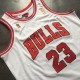 Men's Chicago Bulls Michael Jordan #23 Throwback Mitchell & Ness White 1996-97 Hardwood Classics Player Jersey