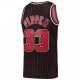 Men's Chicago Bulls Scottie Pippen #33 Throwback Mitchell & Ness Black Hardwood Classics 95-96 Swingman Jersey