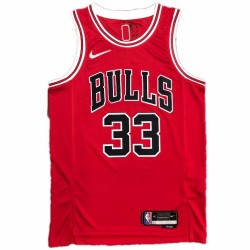 Men's Chicago Bulls Scottie Pippen #33 Nike Red 2021 Swingman NBA Jersey - Icon Edition