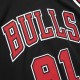 Men's Chicago Bulls Dennis Rodman #91 Throwback Mitchell & Ness Black 97-98 Hardwood Classics Swingman Jersey